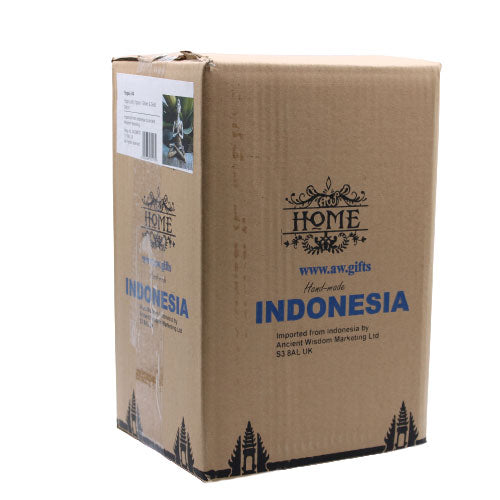 Yoga Beeldje Vrouw - Brons & Zwart - 24cm - Cozy Home Store