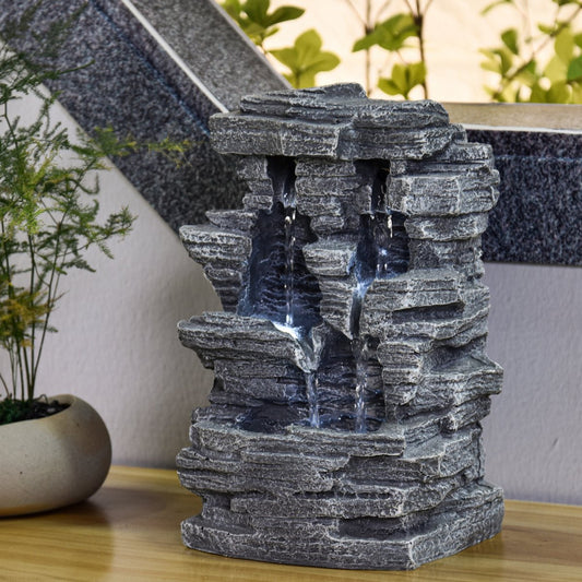 Binnenfontein met verlichting - GRAND CANYON - 28 cm - Cozy Home Store