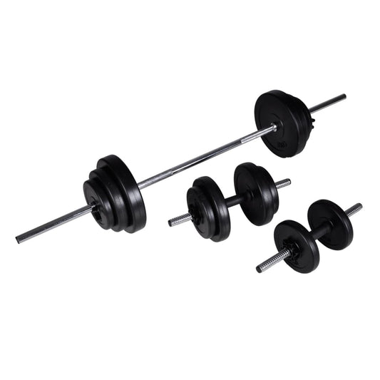Barbell- En Dumbbellset 30,5 Kg