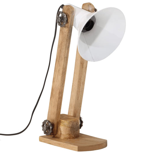 Bureaulamp 25 W E27 23X13X52 Cm Wit