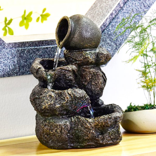 Kamerfontein Natuur Nivello | 31cm | Ledverlichting met kleurvariatie - Cozy Home Store