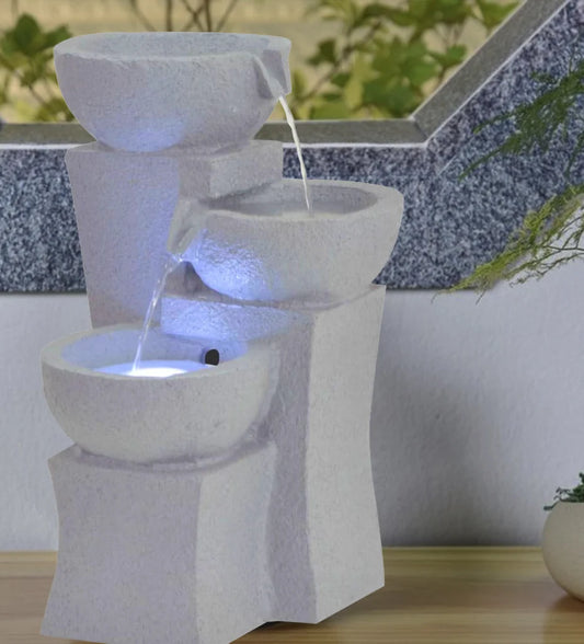 Binnenfontein Met Led-Verlichting Polyresin 39,5cm - Cozy Home Store 