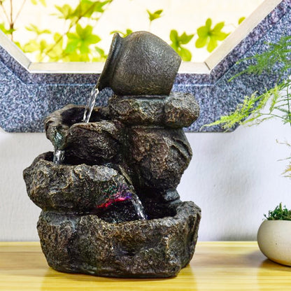 Kamerfontein Natuur Nivello | 31cm | Ledverlichting met kleurvariatie - Cozy Home Store 