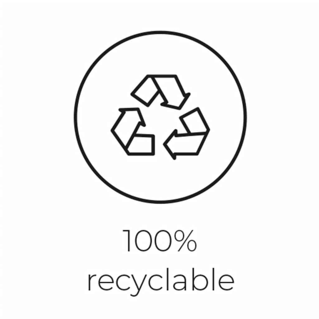 Capi Bloempot Nature Rib Kblr932 Zwart