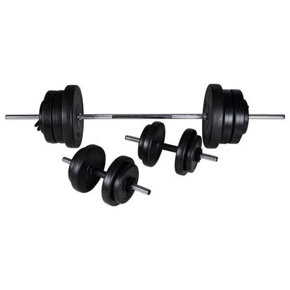 Trainingsbank Met Halterset 60,5 Kg