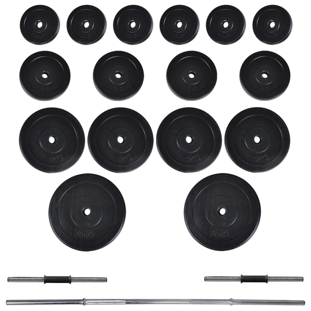 Trainingsbank Met Halterset 60,5 Kg