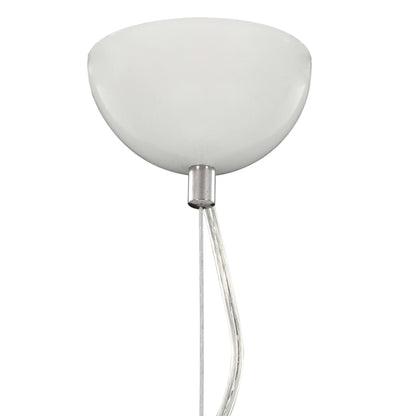 Hanglamp E27 Ø50 Cm Wit En Zilver