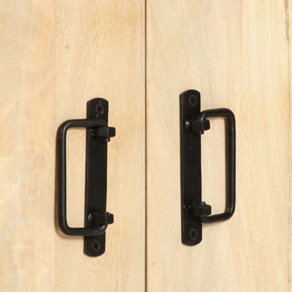 Boekenkast Met 4 Schappen 80X30X180 Cm Massief Mangohout