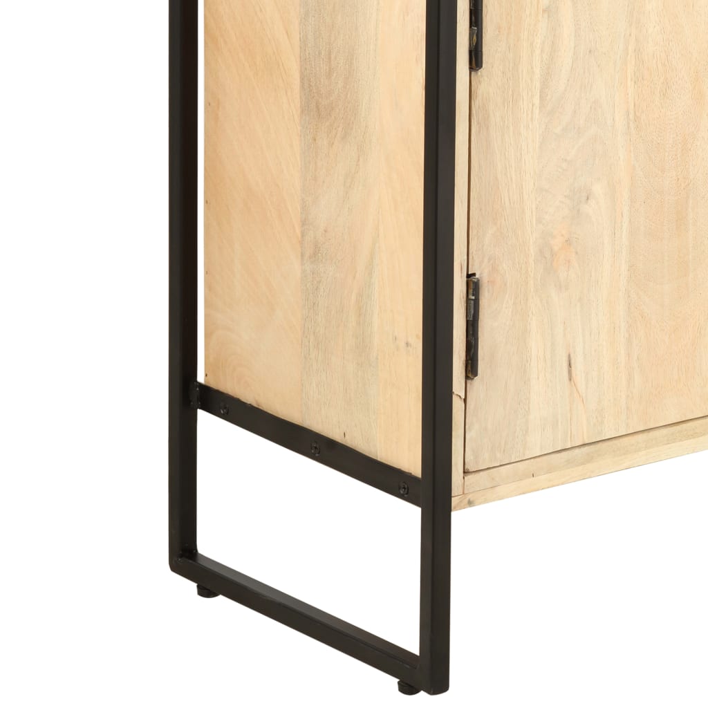 Boekenkast Met 4 Schappen 80X30X180 Cm Massief Mangohout