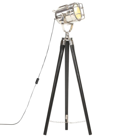 Vloerlamp Driepoot 97 Cm Massief Mangohout