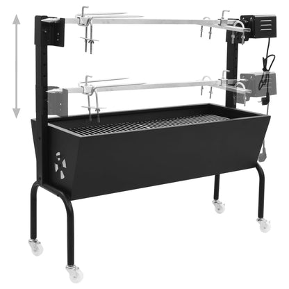 Bbq Draaispit Elektrisch Roestvrij Staal