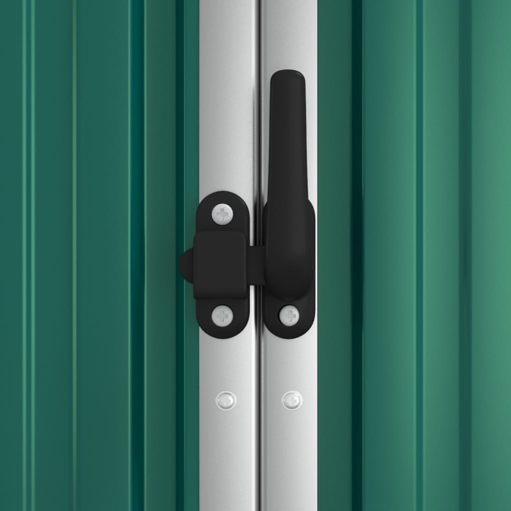 Tuinschuur 161X89X161 Cm Gegalvaniseerd Staal Groen