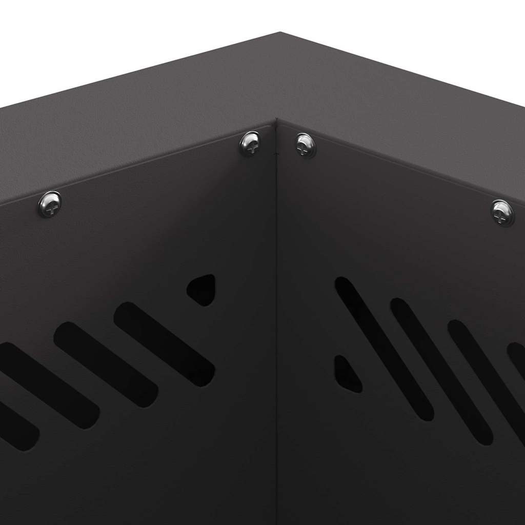 Vuurkorf Zwart Koudgewalst Staal