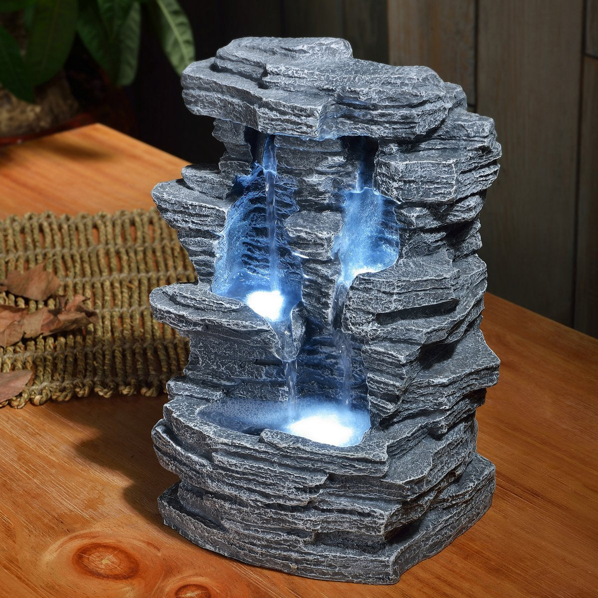 Binnenfontein met verlichting - GRAND CANYON - 28 cm - Cozy Home Store 