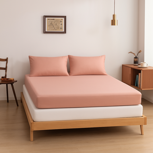 Topper Hoeslaken 160X220/210 - Cuddle Pink - Premium