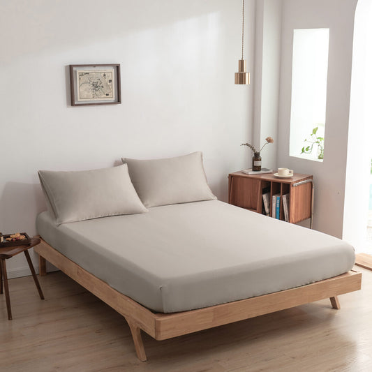 Hoeslaken 160X220/210 - Soft Taupe - Premium