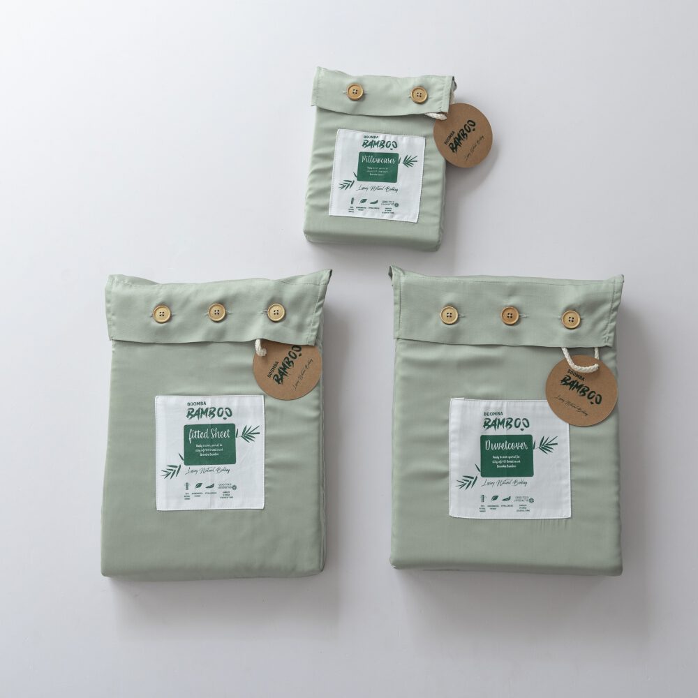 Beddengoedset 1-Persoons Xl - Sage Green