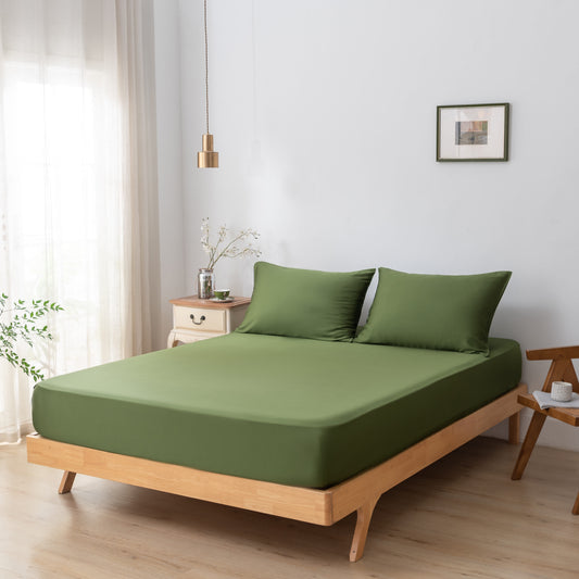 Hoeslaken 80X200 - Deep Moss - Premium