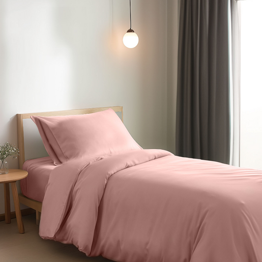 Beddengoedset 1-Persoons Xl - Cuddle Pink
