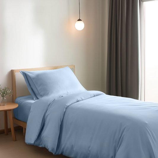 Beddengoedset 1-Persoons - Sky Blue